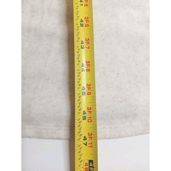 CALME by Johnny Was Sz L Tank Dress SOFT Tencel Linen Knit Cream Off White $148 - Picture 13 of 15